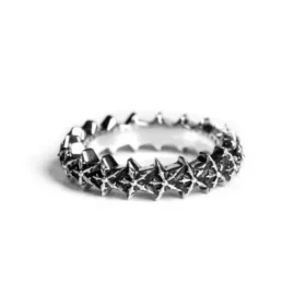 Anillo de estrella de 5 puntas