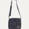 Bolso bandolera de cuero con Filigree Cross de Chrome Hearts