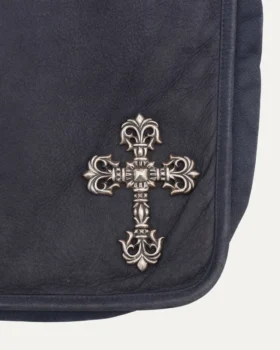 Bolso bandolera de cuero con Filigree Cross de Chrome Hearts