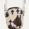 Bolso Taka de piel de vaca Matty Boy Chomper de Chrome Hearts