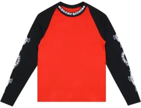 Camisa Chrome Hearts en negro y rojo