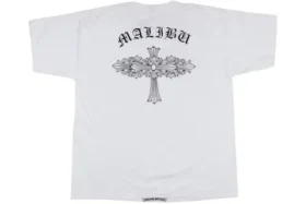 Camisa con corazón cromado blanco