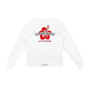 Camisa de manga larga con flor de hibisco de Chrome Hearts Honolulu