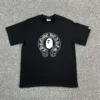 Camiseta Bape X Chrome Hearts negra Camiseta Bape X Chrome Hearts negra
