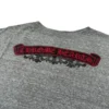 Camiseta Chrome Hearts con cuello en V y estampado en la espalda, gris/roja Camiseta Chrome Hearts con cuello en V y estampado en la espalda, gris/roja