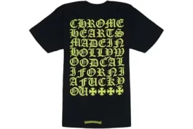 Camiseta Chrome Hearts «Made in Hollywood» negra