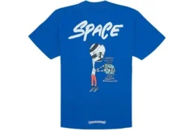 Camiseta Chrome Hearts Matty Boy Space – Azul
