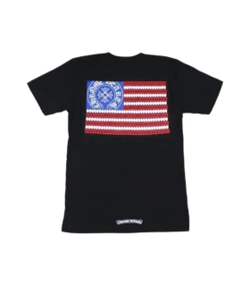 Camiseta con bandera estadounidense de Chrome Hearts