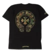 Camiseta de Chrome Hearts con estampado de camuflaje, Cemetery Cross y bolsillo