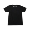 Camiseta de manga corta con letras en el cuello de Chrome Hearts