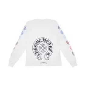 Camiseta de manga larga blanca de Chrome Hearts