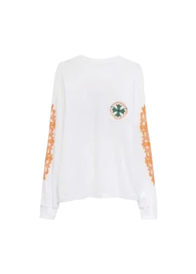 Camiseta de manga larga blanca de Chrome Hearts