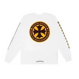 Camiseta de manga larga blanca de Chrome Hearts