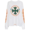 Camiseta de manga larga blanca de Chrome Hearts Camiseta de manga larga blanca de Chrome Hearts