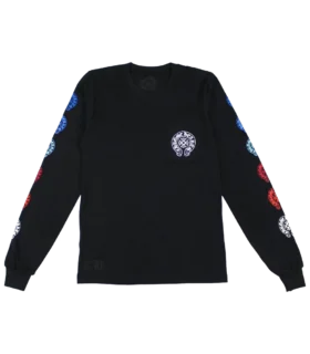 Camiseta de manga larga Chrome Hearts con Horseshoe multicolor