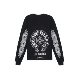 Camiseta de manga larga negra Chrome Hearts