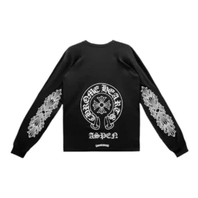 Camiseta de manga larga negra de Chrome Hearts
