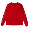 Camiseta de manga larga roja de Chrome Hearts
