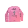 Camiseta de manga larga rosa de Chrome Hearts