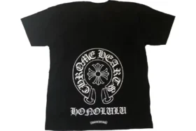 Camiseta exclusiva de Chrome Hearts Honolulu en negro