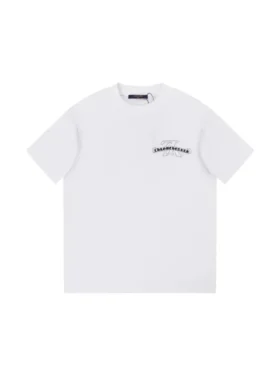 Camiseta Louis Vuitton X Chrome Hearts blanca