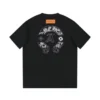 Camiseta Louis Vuitton x Chrome Hearts negra