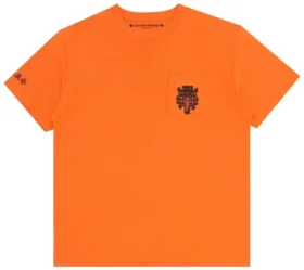 Camiseta naranja de Chrome Hearts