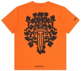 Camiseta naranja de Chrome Hearts