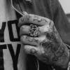 Cemetery Ring de Square de Chrome Hearts Cemetery Ring de Square de Chrome Hearts