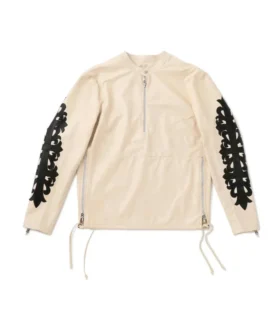 Chaqueta Chrome Hearts X Dsm Ez Rider en color beige