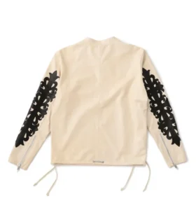 Chaqueta Chrome Hearts X Dsm Ez Rider en color beige