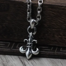 Colgante BS Fleur con argolla