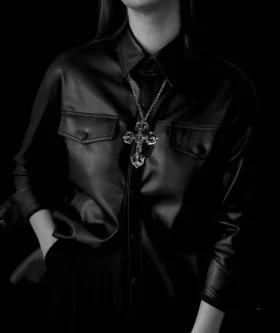 Colgante de Filigree Cross grande