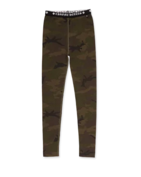 Leggings de algodón con estampado de camuflaje de Chrome Hearts