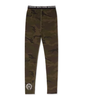 Leggings de algodón con estampado de camuflaje de Chrome Hearts