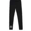 Leggings negros de algodón de Chrome Hearts Leggings negros de algodón de Chrome Hearts