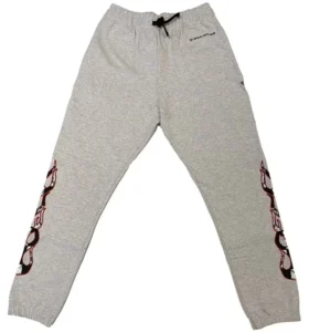 Pantalones de chándal Chrome Hearts Matty Boy Brain, gris jaspeado