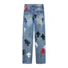 Pantalones de cuero con cruz de leopardo de Firmranch Pantalones de cuero con cruz de leopardo de Firmranch