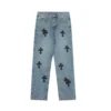 Pantalones vaqueros de tela de cementerio Flairny de Chrome Hearts Pantalones vaqueros de tela de cementerio Flairny de Chrome Hearts