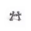 Pendientes de botón CH Cross Baby Fat con pavé de diamantes