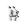 Pendientes de botón CH Cross Baby Fat con pavé de diamantes