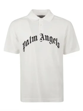 Polo con logotipo curvado de Collabs X Saint