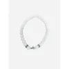 Pulseras con abalorios blancos «Cemetery» de Chrome Hearts Pulseras con abalorios blancos «Cemetery» de Chrome Hearts