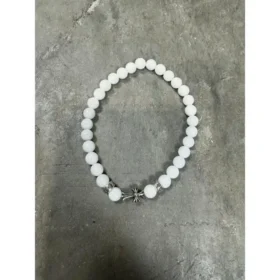 Pulseras con abalorios blancos «Cemetery» de Chrome Hearts Pulseras con abalorios blancos «Cemetery» de Chrome Hearts