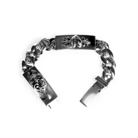 Pulseras de eslabones decorados con doble «I»