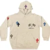 Sudadera con capucha Chrome Hearts 1 of 1 Matty Boy Cross «Gris/Multicolor» Sudadera con capucha Chrome Hearts 1 of 1 Matty Boy Cross «Gris/Multicolor»