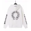 Sudadera con capucha Chrome Hearts color crema Sudadera con capucha Chrome Hearts color crema