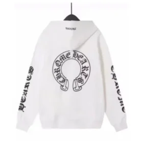 Sudadera con capucha Chrome Hearts color crema