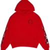 Sudadera con capucha Chrome Hearts X Matty Boy Flames roja Sudadera con capucha Chrome Hearts X Matty Boy Flames roja