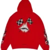 Sudadera con capucha Chrome Hearts X Matty Boy Flames roja Sudadera con capucha Chrome Hearts X Matty Boy Flames roja
